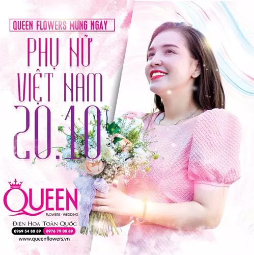 15 Mẫu Thiệp chúc mừng Ngày Phụ Nữ Việt Nam - Queen Flowers