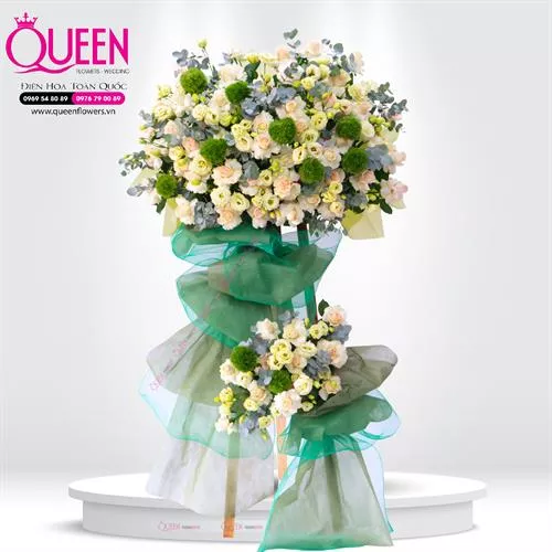 Mẫu Lẵng Hoa Khai Trương Đẹp 120